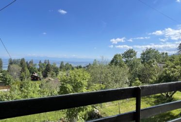 Petit chalet au coeur de la nature avec magnifique vue sur la chaîne des Alpes