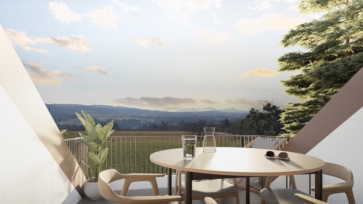 Nouvelle promotion de 3 spacieux appartements - Magnifique panorama sur la chaîne des Alpes - A seulement 6 km d'Yverdon