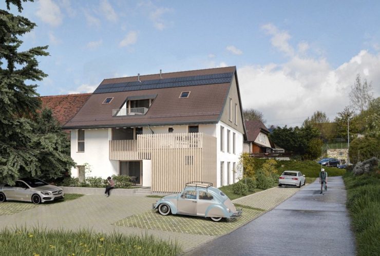Le chantier avance ! Livraison pour l'été 2027. Encore 2 logements disponibles. Dès CHF 795'000.--.